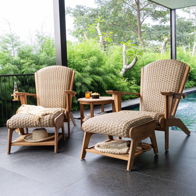 Bristol 5 - Piece Teak Outdoor Seating Group Free Furniture Cover