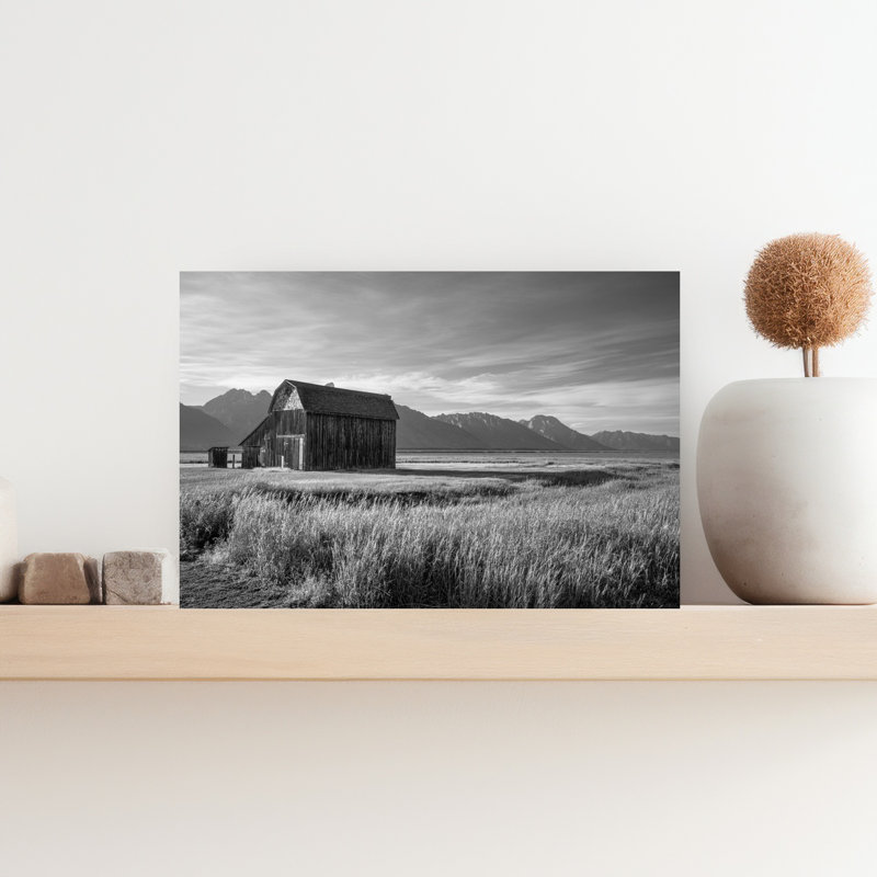 Grand Tetons, art mural abstrait contemporain, H 18 po x l 12 po