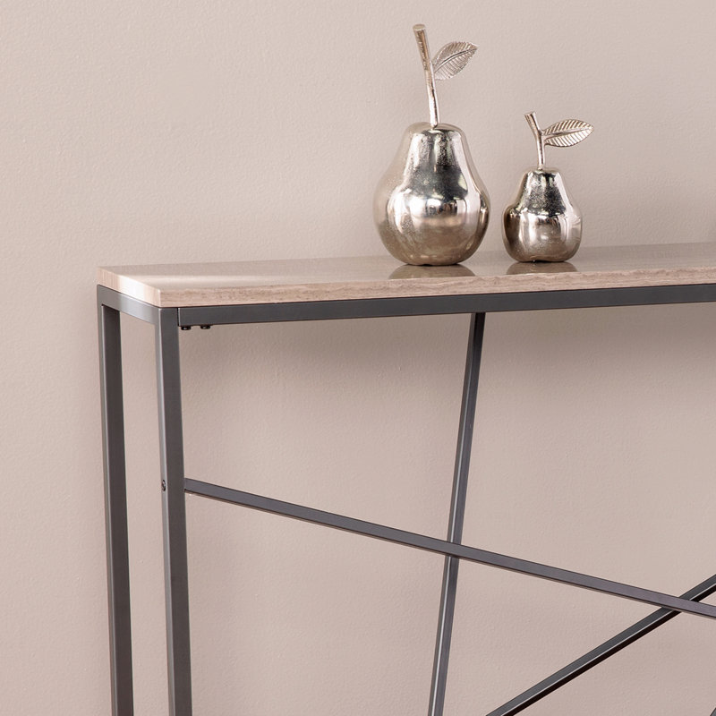 Console en simili pierre