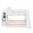 Twin Over Twin Castle Style Bunk Bed With Drawers，Shelves-2029026749