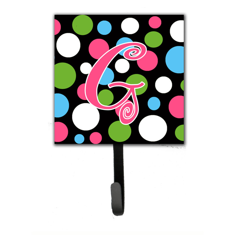 Crochet mural polkadot monogramme, G