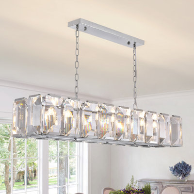 Nashrah 18 - Light Dimmable Kitchen Island Square / Rectangle Chandelier