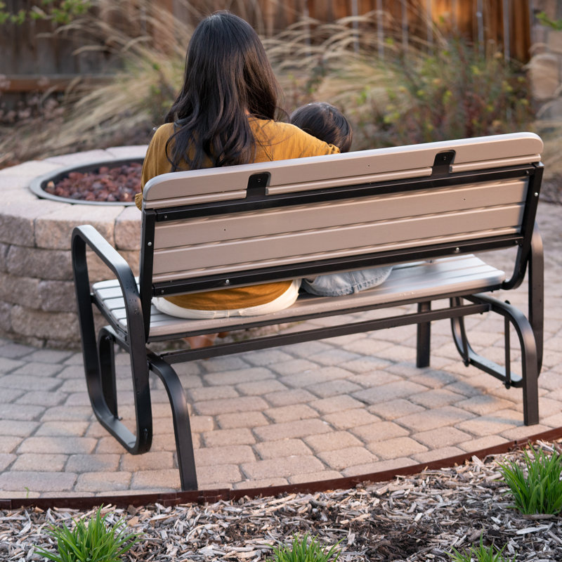 Powder Coated Steel Outdoor Glider