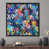 Black Floater Framed