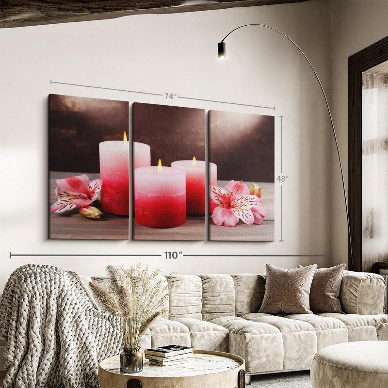 Impression sur toile Spa Spa, H 48 po x l 74 po x P 1,25 po