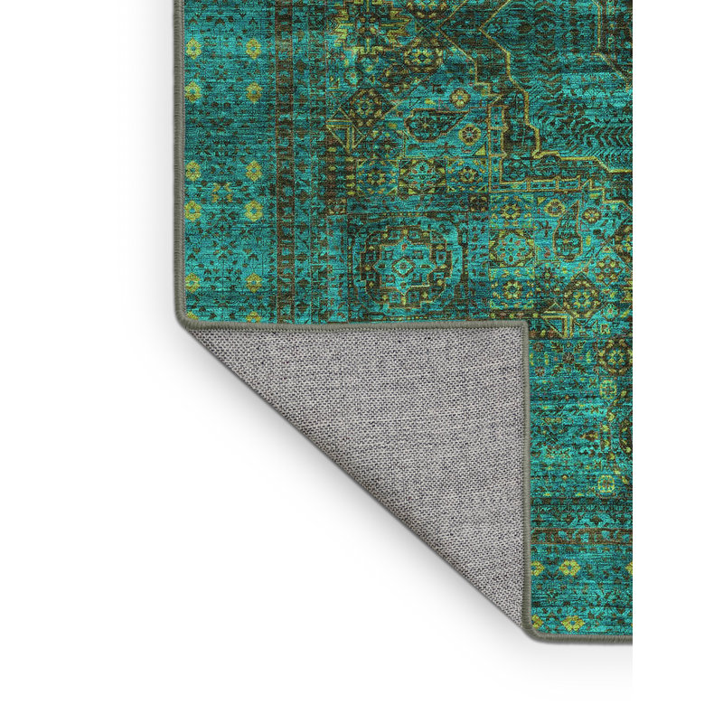 Washable Oriental Indoor Rug, Rectangle 8' x 12'