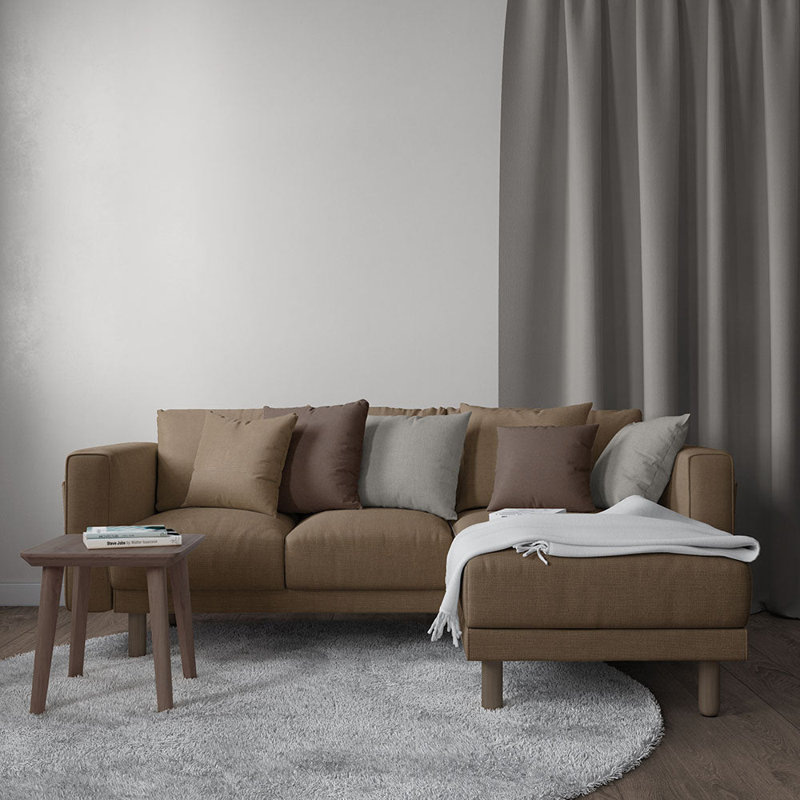 Tissu Abbeyshea Devine Chenille par The Yard, Cognac