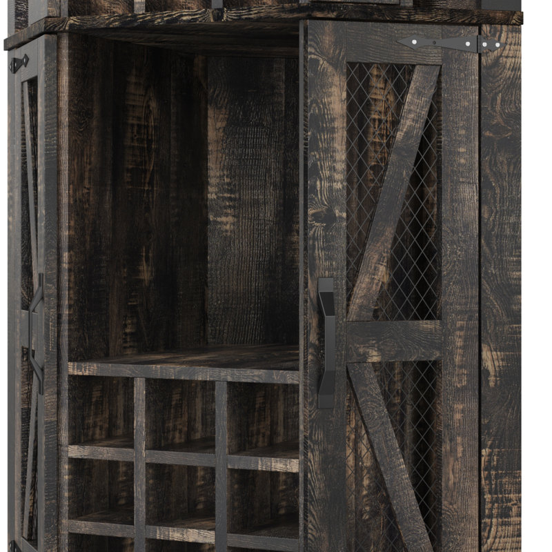 Armoire de bar en coin Jangleus
