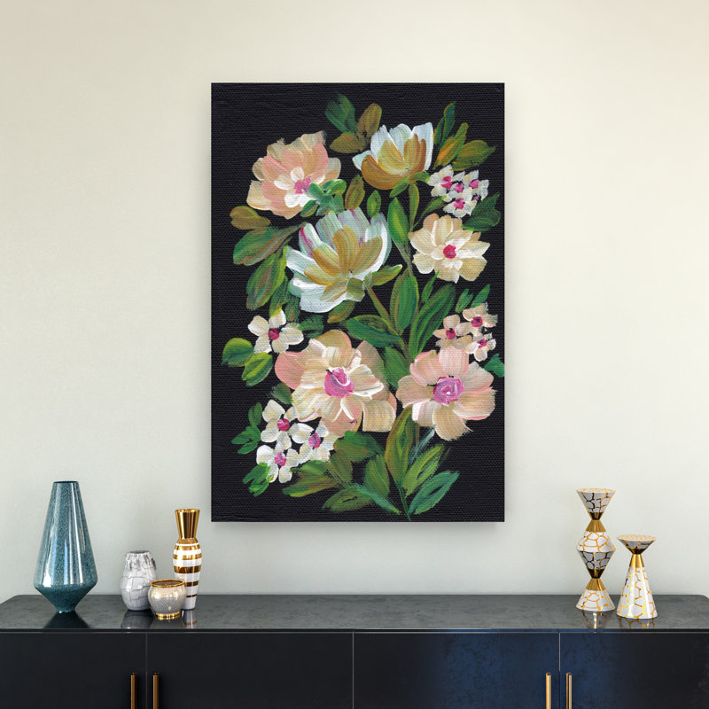 Art floral élégant, abstrait et moderne