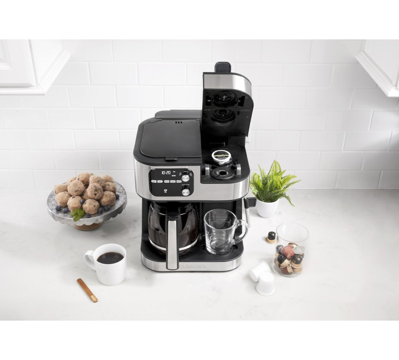 COFFEE CENTER BARISTA BAR 4-IN-1 COFFEEMAKER, Thermal, Silver Thermal, 10 cups