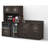 Buffet Sideboard Kitchen Break Room Lunch Coffee Kitchenette Cabinets 4 Pc Espresso – Factory Assembled (Furniture Items Purchase Only)