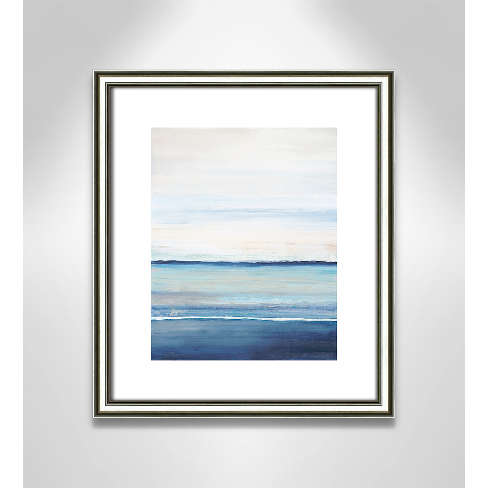 Distant Whispers by Filippo Ioco - Painting Print, Silver Framed Paper, 15" H x 13" W x 0.88" D