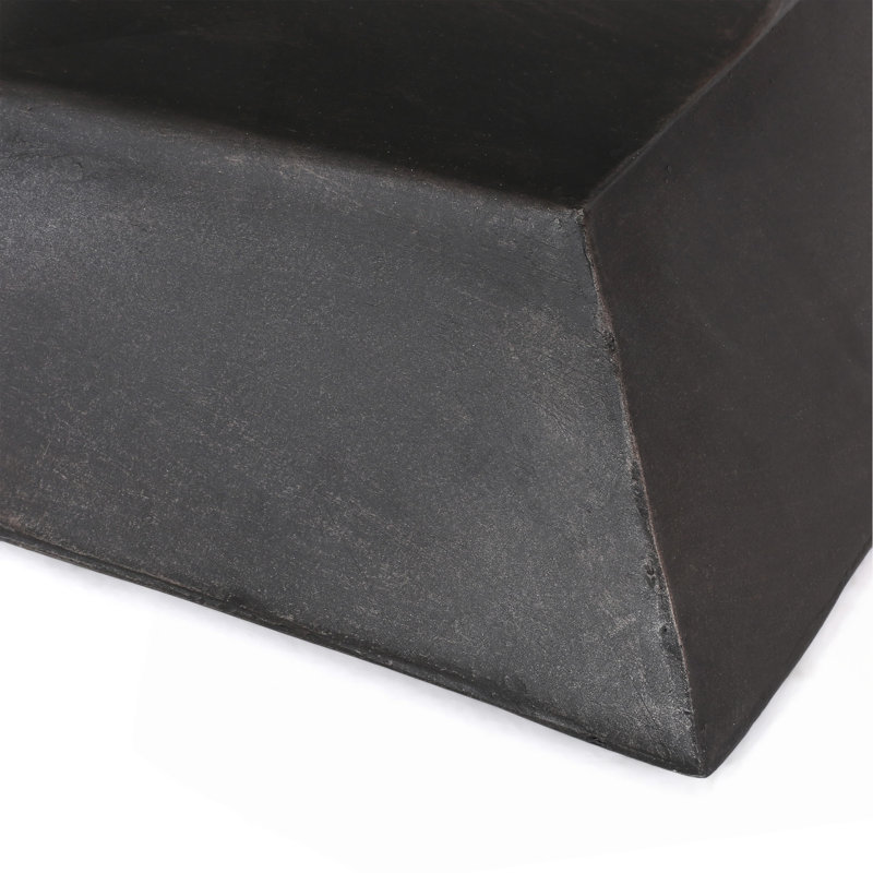 Table d'appoint d'extérieur en béton léger