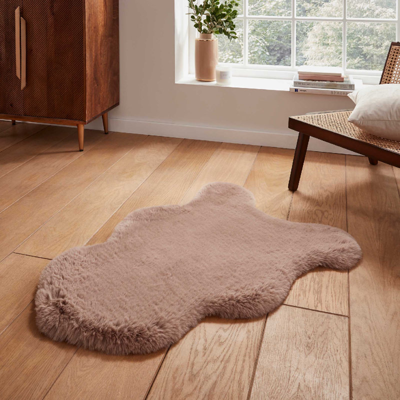 Lehi area rug Table Tufted Sheepskin Mink, Novelty 60 x 90cm