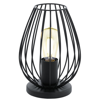 Nobleton 23cm Black Table Lamp