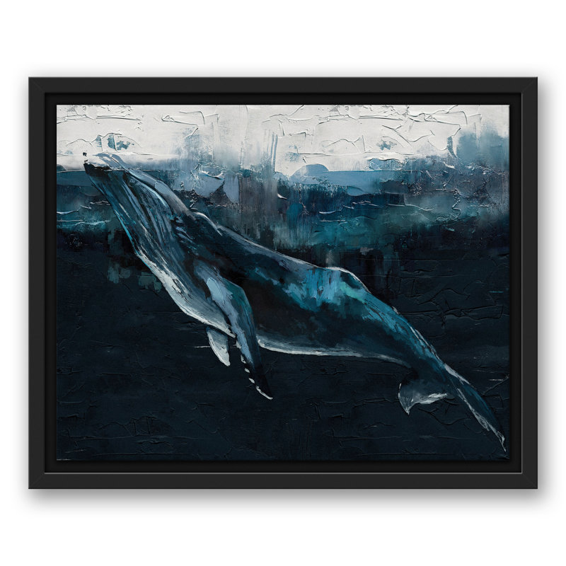 Deep Whale, reproduction d'art sur toile