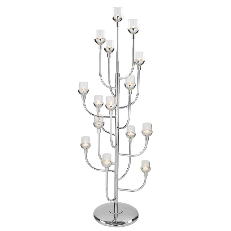 Iron Floor Candelabra, 132cm H x 48cm W x 48cm D