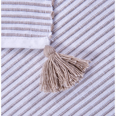 Chemin de table en coton Broder Bree
