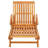 Filippo 16" Long Acacia Double Chaise with Cushions and Table-247558546