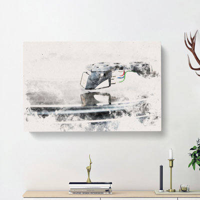 Needle of the Record Player - Wrapped Canvas