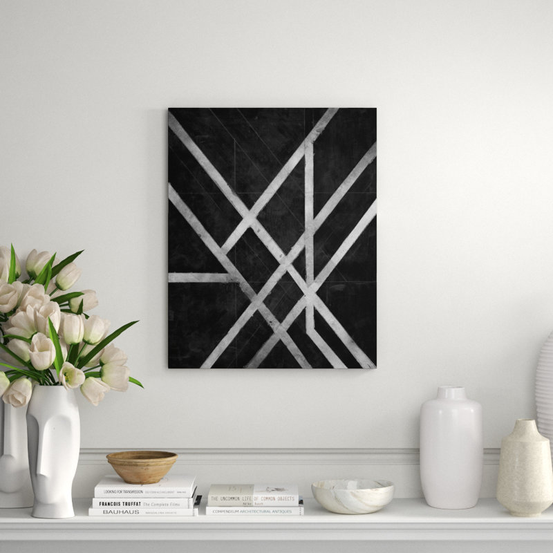 Silver Sheets I Print by Bobby Berk, Image Brush Gel, 30" H x 24" W x 1.5" D
