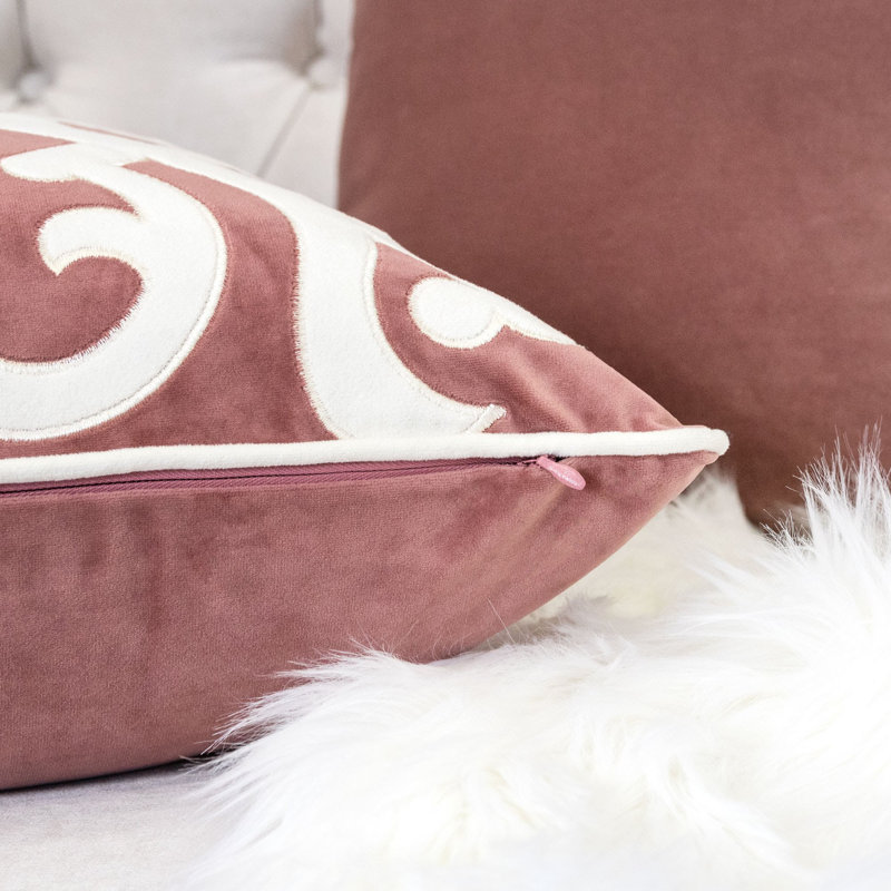 Galea Geometric Velvet Throw Pillow