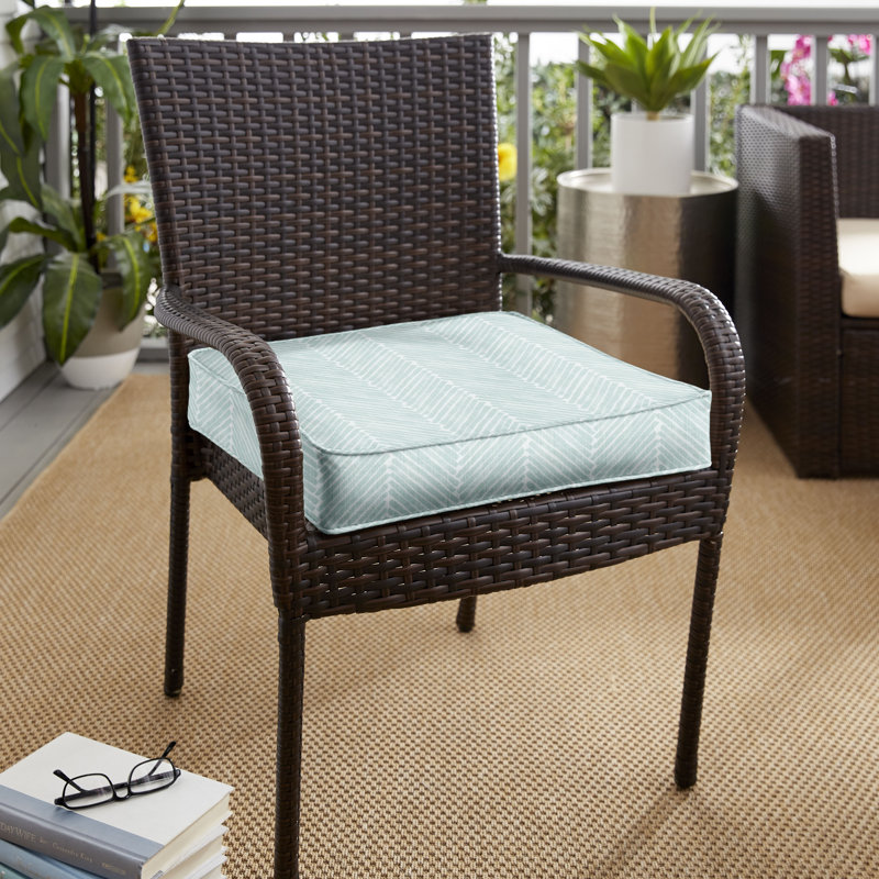 Ine Outdoor 2.5'' Dining Chair Seat Cushion, 18" W x 17" H