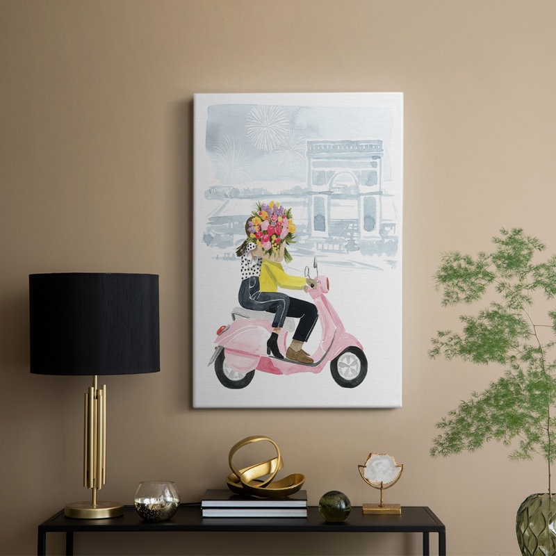 Paris in Love I -Gallery Wraraps Cavas, H 18 po x l 12 po