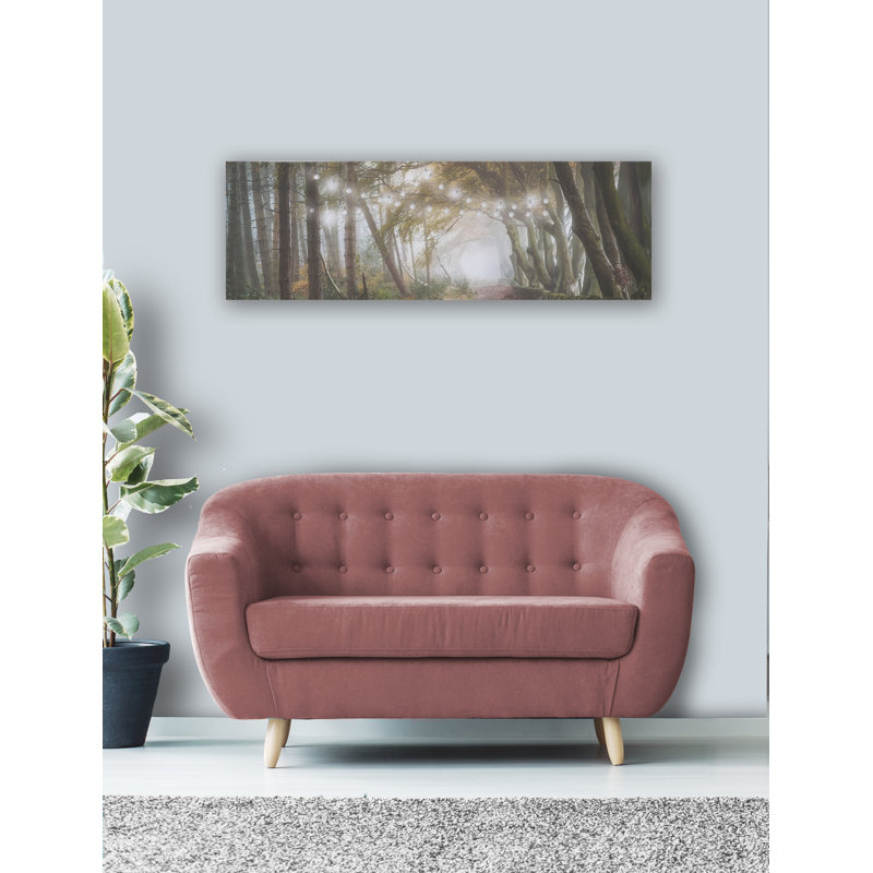Art for the Home Woodland Wander LED Printed Canvas