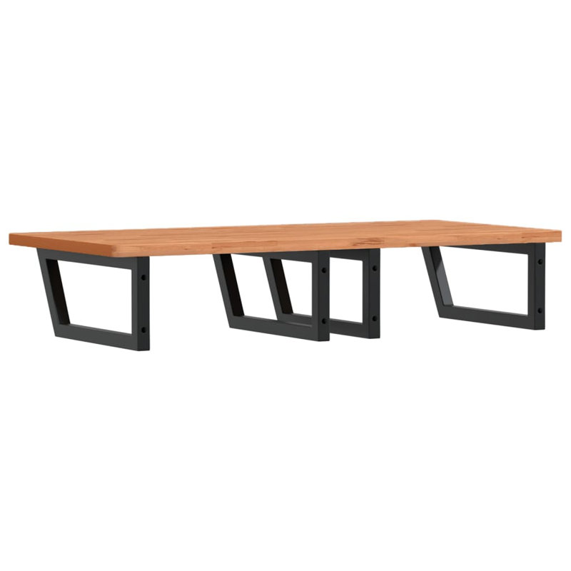 Brijette 115cm Solid Wood Bathroom Vanity Top, Beech/Black