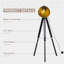 152cm Tripod Floor Lamp