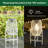 14.25"H Metal Mesh Solar Powered Outdoor Lantern With Stand-96751993