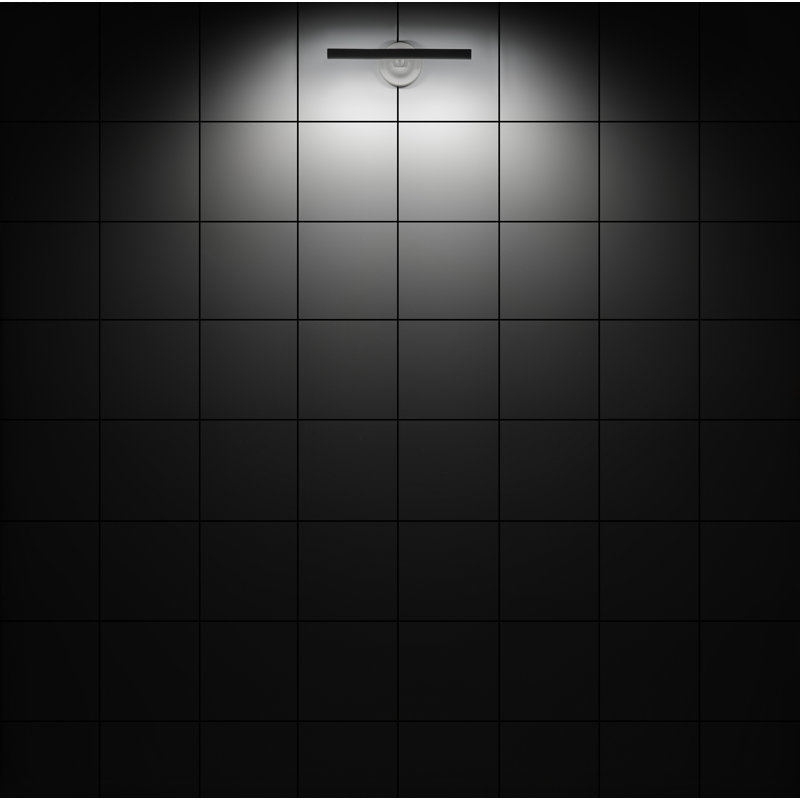 Terrace Integrated LED Metal Sign Light, Matte White, 13.75" H x 28.25" W x 1.25" D