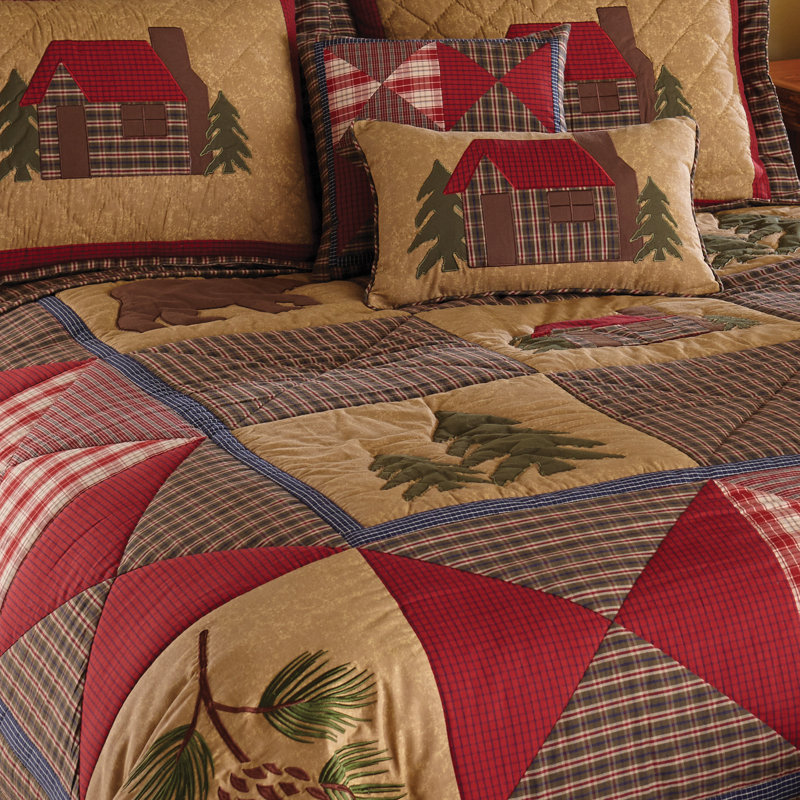 Polyester Percale Patchwork Quilt