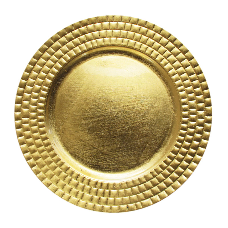 13" Charger Plate, Gold