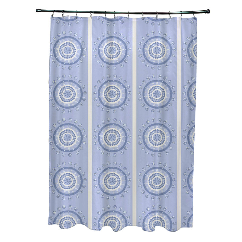 Rideau de douche Yancy, Bleu pâle