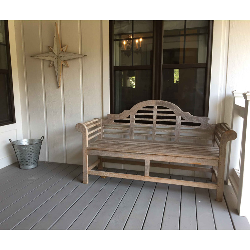 Banc d'extérieur en teck Lutyens, Brun, H 39 po x l 67 po x P 24 po