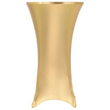 vidaXL Table Cover Gold 90% polyester, 10% elastane