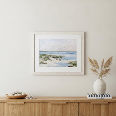 «Soft Morning Sea», impression murale encadrée