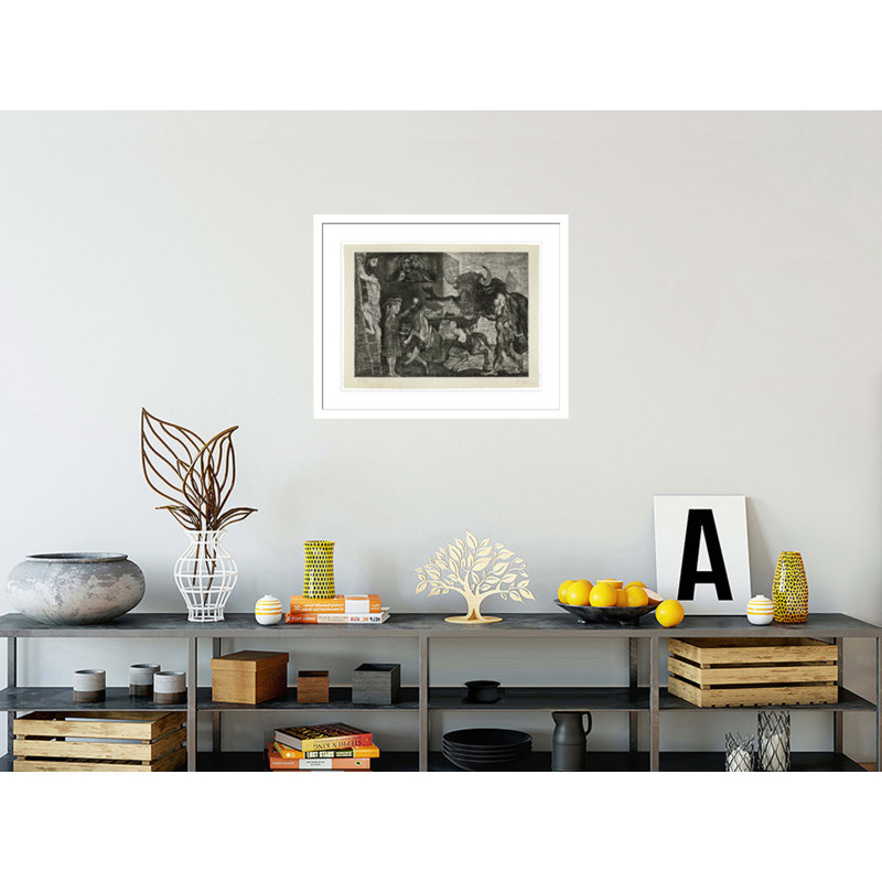 «Minotauresthy» par Pablo Picasso, impression giclée sur cadre, H 23,5 po x l 29,45 po