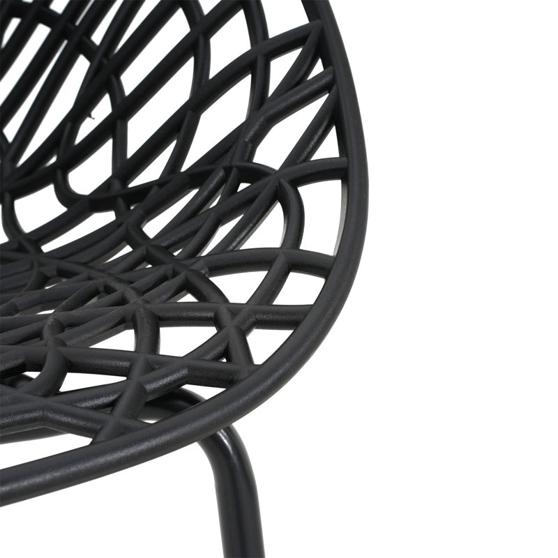 Chaise de salle à manger (ensemble de 2), Noir