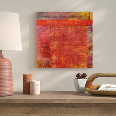 « essence de rouge 2 », reproduction d’art sur toile tendue