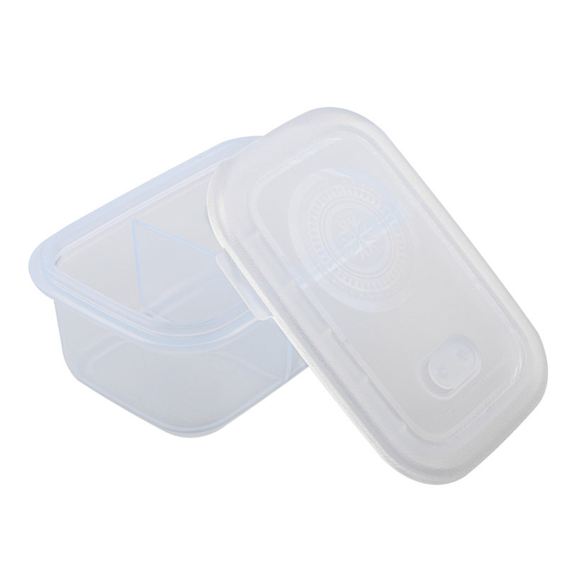 Verre en silicone 23,6 oz Contenant alimentaire, Transparent