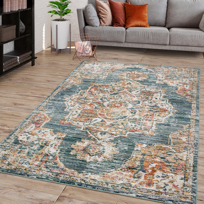 Oriental Indoor Rug, Rectangle 2'8" x 4'11"