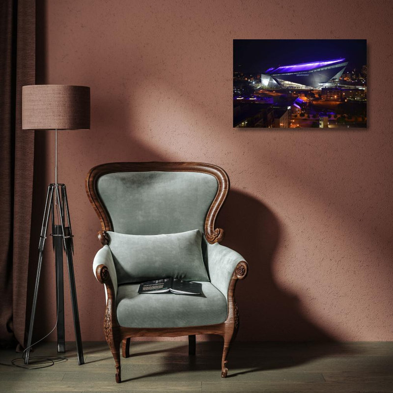 U.S. Bank Stadium, 12" H x 18" W