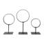 Mulroney Decorative Modern Found Metal Rings On Stands