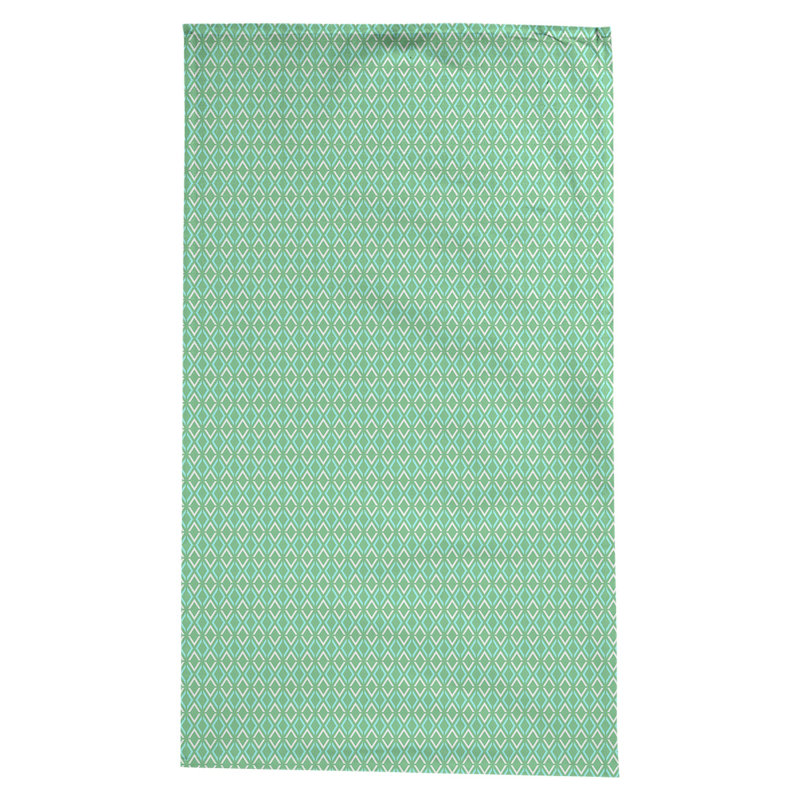 Nappe arrow losanges Leffel, Vert / Sarcelle