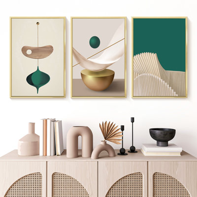 " Abstract Modern " 3 - Pieces