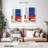Geometric Mondrian II Multi Piece Canvas Print-92833405