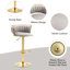 Tabouret de bar pivotant avec dossier Ginko-879315310-882844527